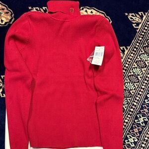 Lauren Ralph Lauren Vibrant Red Turtleneck Sweater